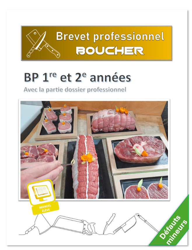 Professional butcher's certificate Student version