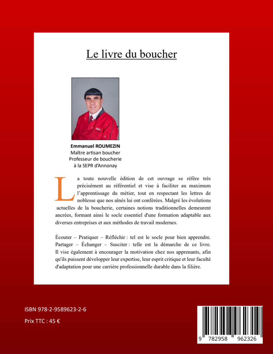 Le livre du boucher  Version prof